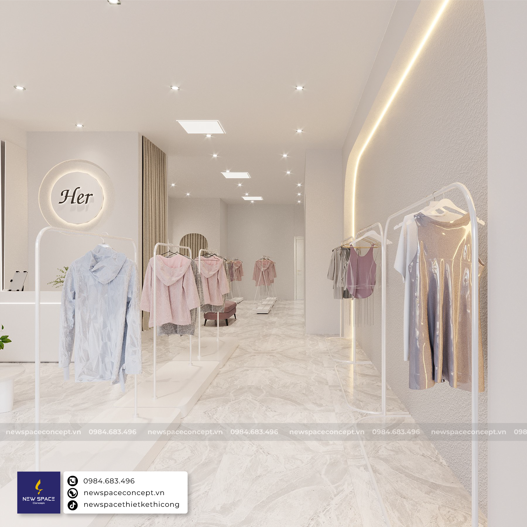 Dịch vụ thiết kế thi công shop tại Hà Nội chuyên nghiệp, giá rẻ 4 Hợp tác, chia sẻ và tin cậy