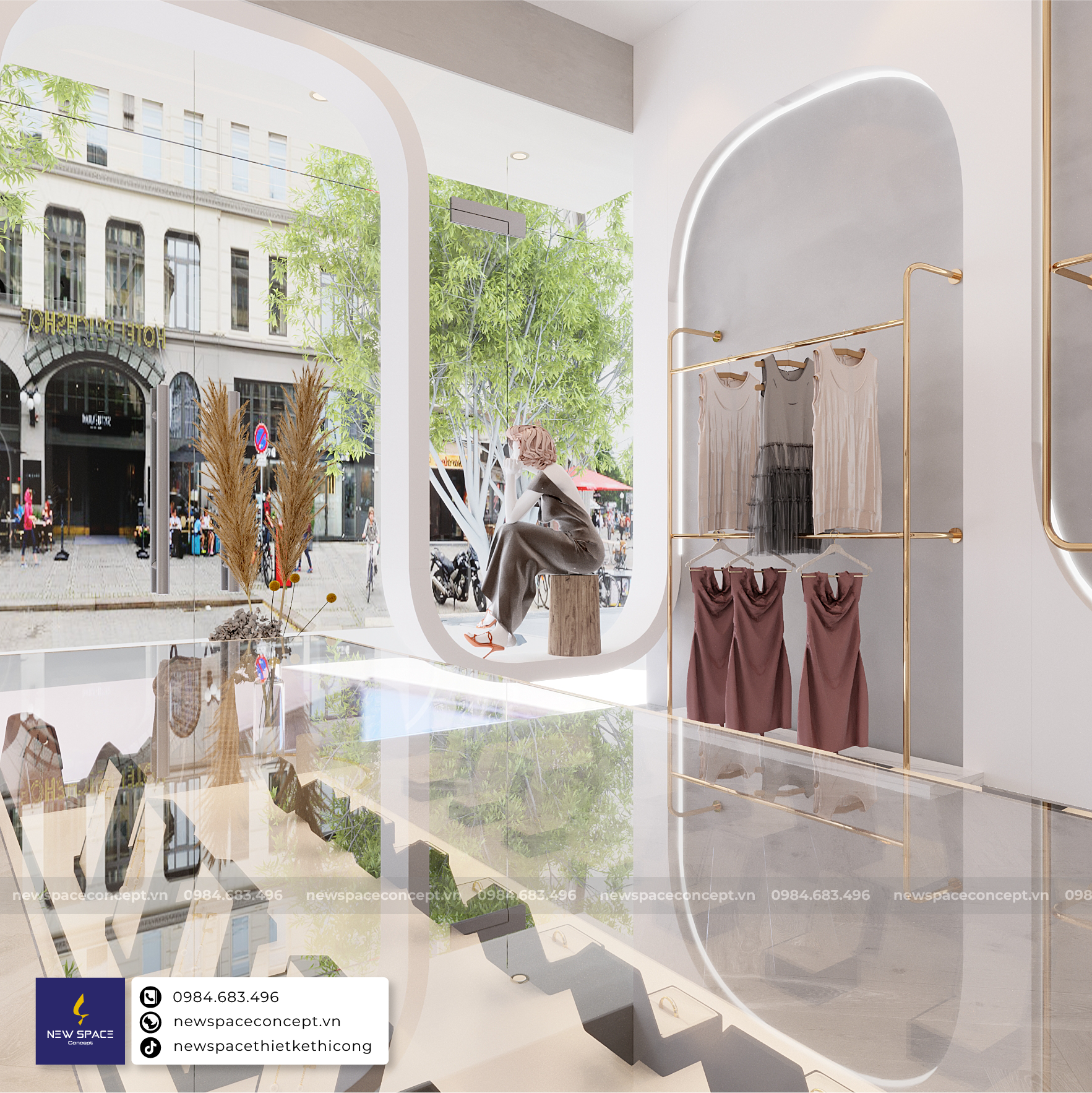 Dịch vụ thiết kế thi công shop tại Hà Nội chuyên nghiệp, giá rẻ 6 Dịch vụ thiết kế thi công shop tại Hà Nội chuyên nghiệp, giá rẻ
