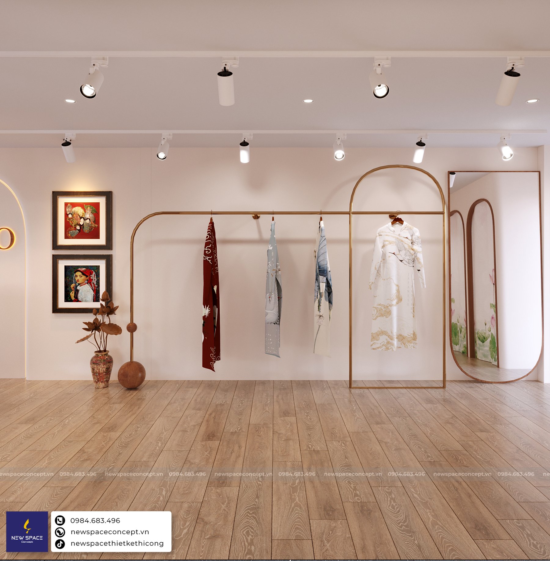 Dịch vụ thiết kế thi công shop tại Hà Nội chuyên nghiệp, giá rẻ 7 Phong cách thiết kế phù hợp
