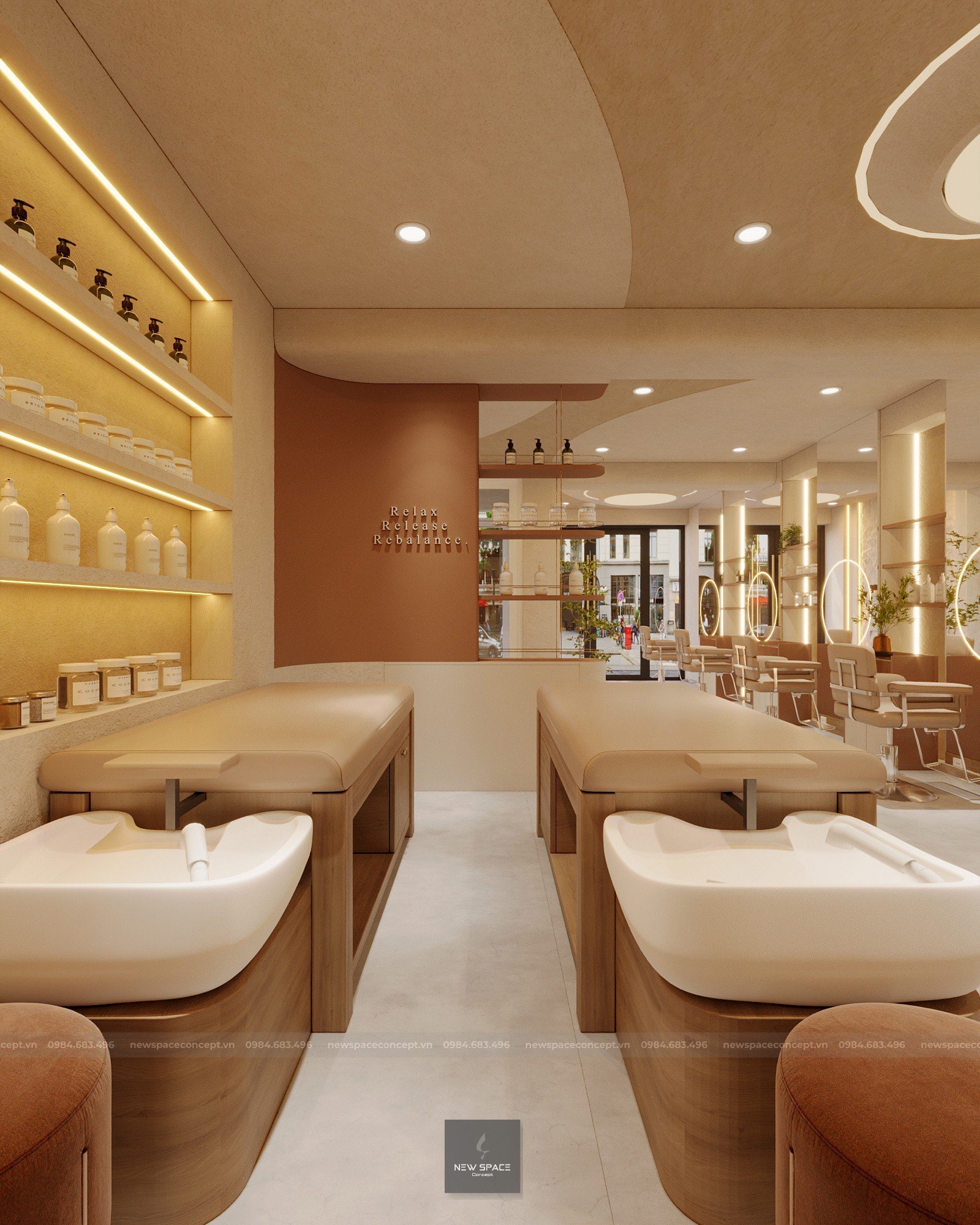 Salon tóc Đại Đồng 5 thiet ke salon toc 7