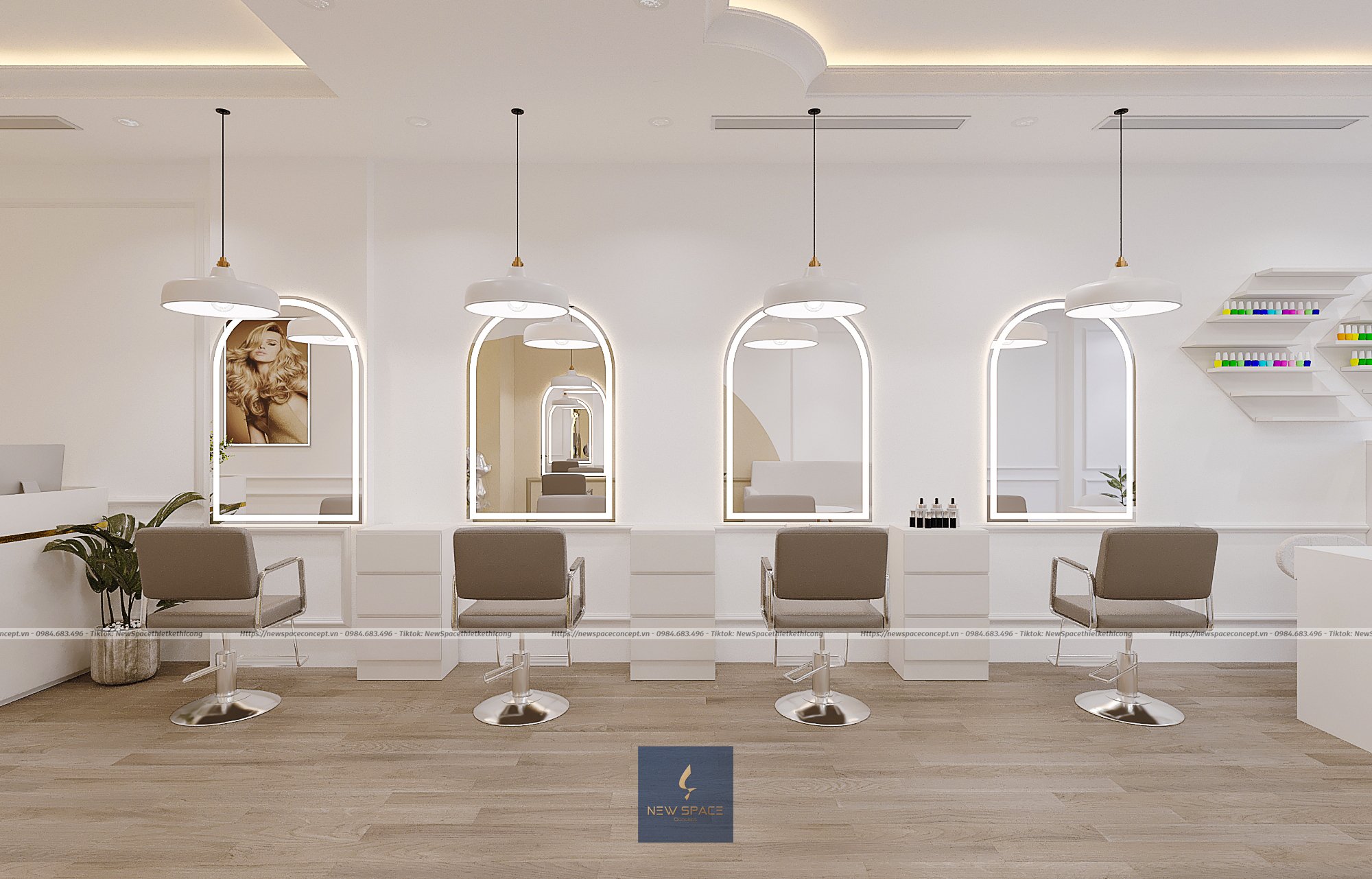 Salon & Nail Emily 2 thiet ke tiem nail 6