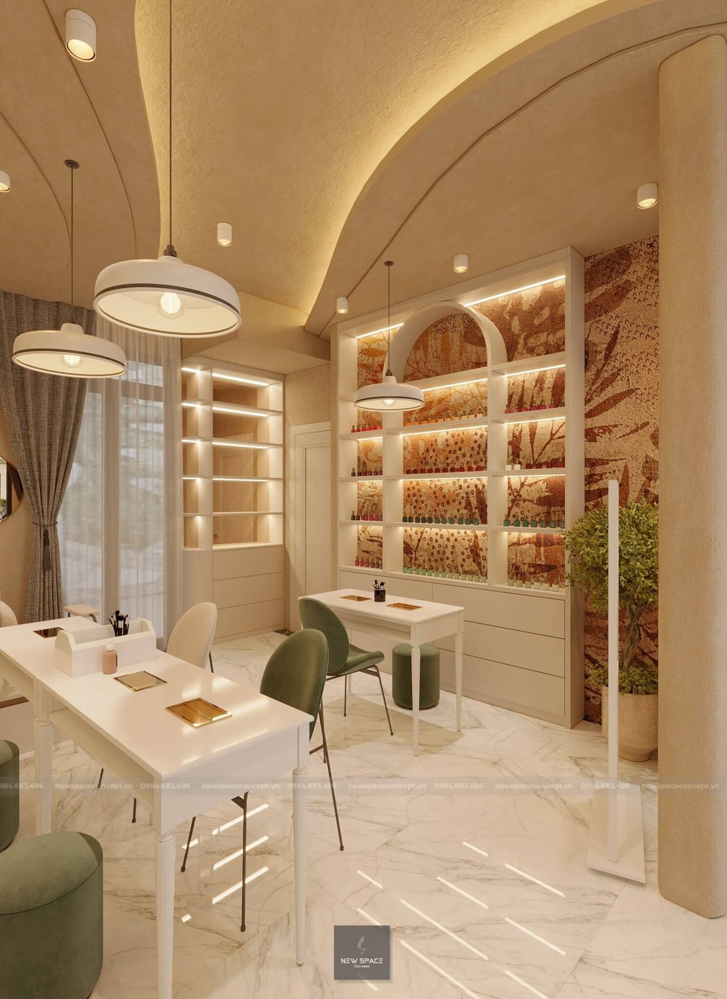 Tư vấn thiết kế mẫu tiệm spa đẹp Hà Nội theo xu hướng năm 2023 9 Tại sao chọn New Space Concept là đối tác thiết kế thi công mẫu tiệm spa đẹp Hà Nội?