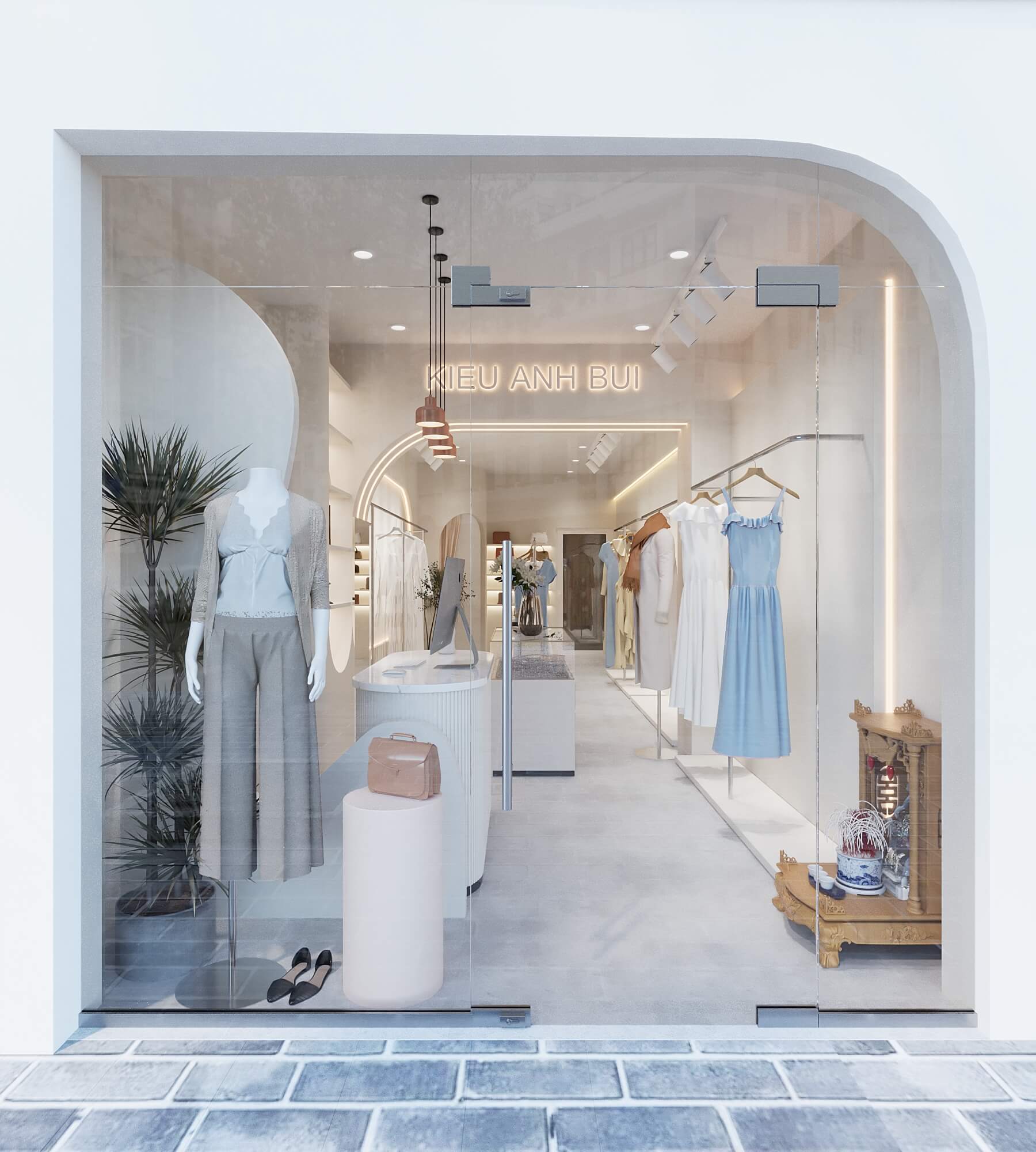 Tìm hiểu báo giá thiết kế shop thời trang tại New Space Concept 2 Quy trình thiết kế shop thời trang của New Space Concept