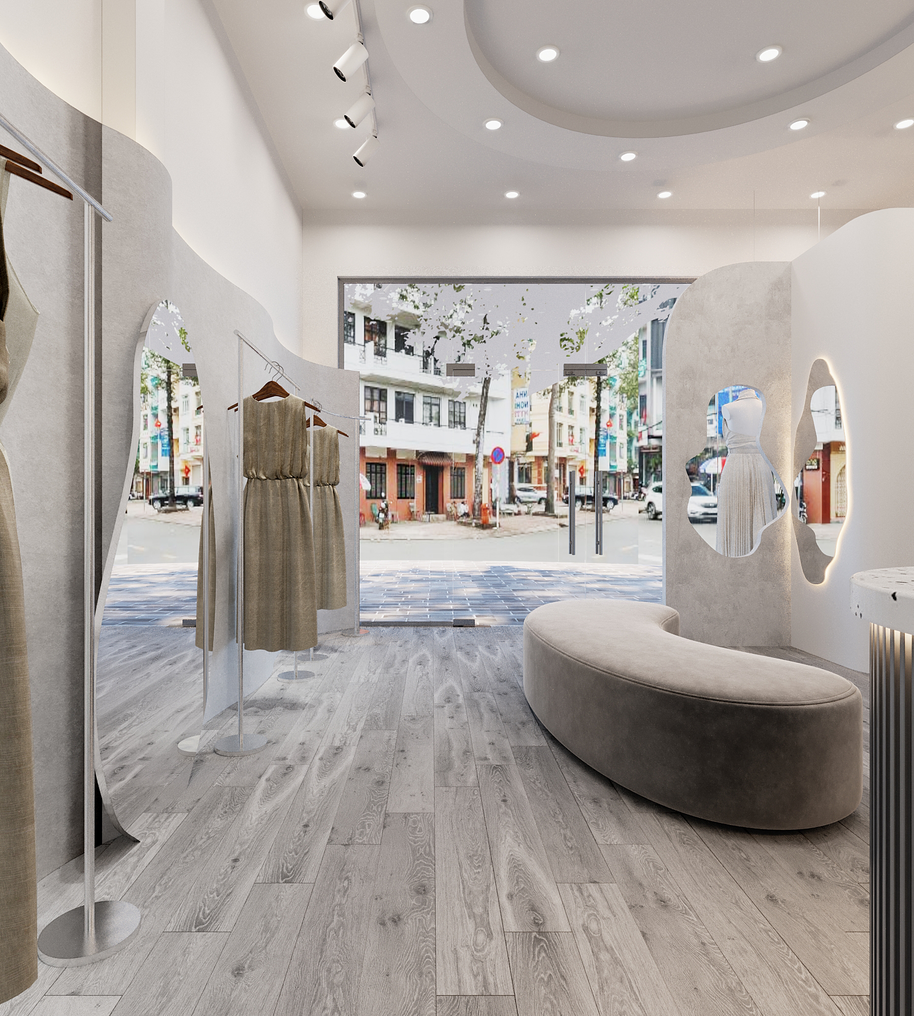 Tìm hiểu báo giá thiết kế shop thời trang tại New Space Concept 7 Báo giá thiết kế shop gói cao cấp