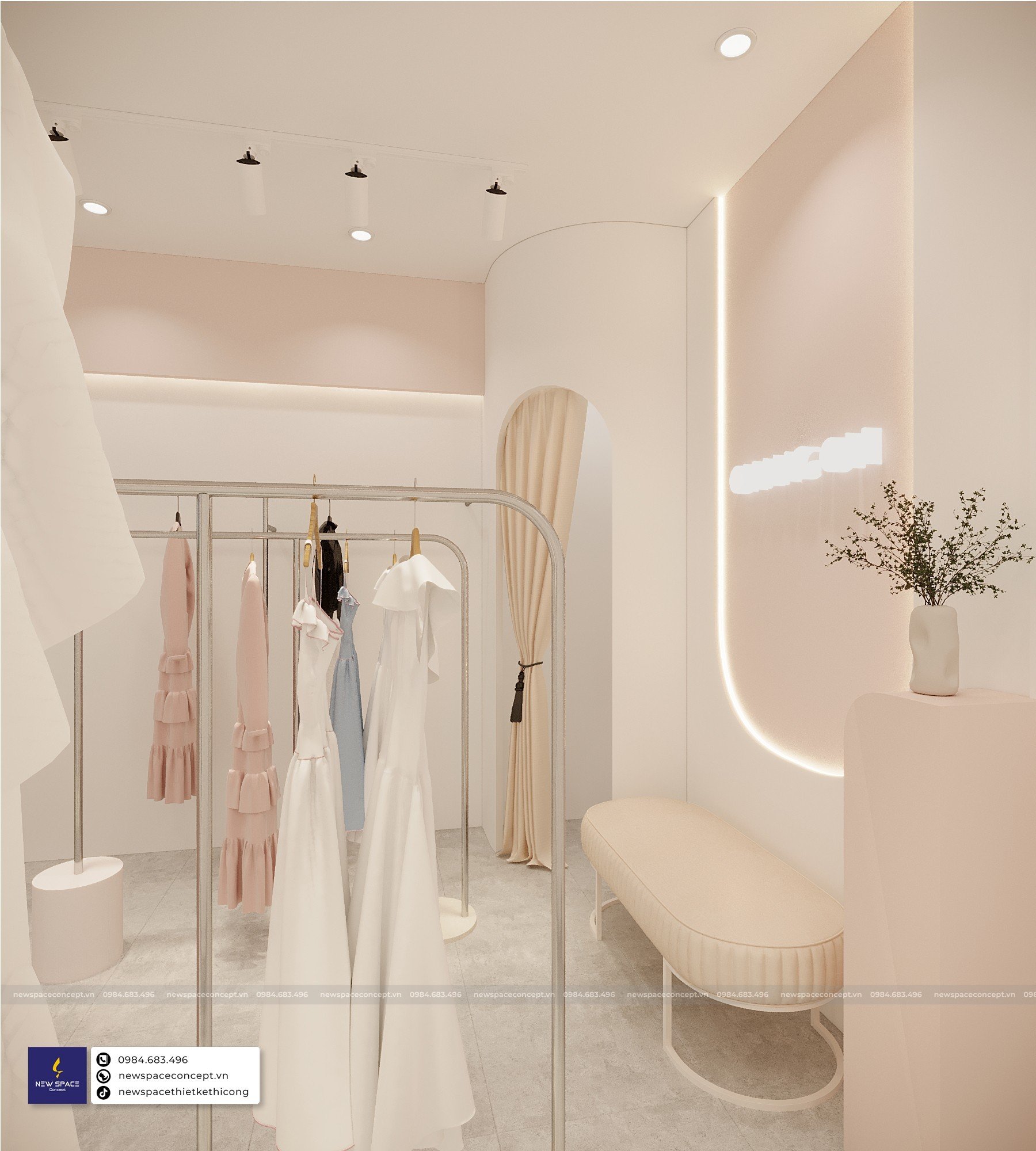 Tìm hiểu báo giá thiết kế shop thời trang tại New Space Concept 6 Báo giá thiết kế shop gói chuyên nghiệp