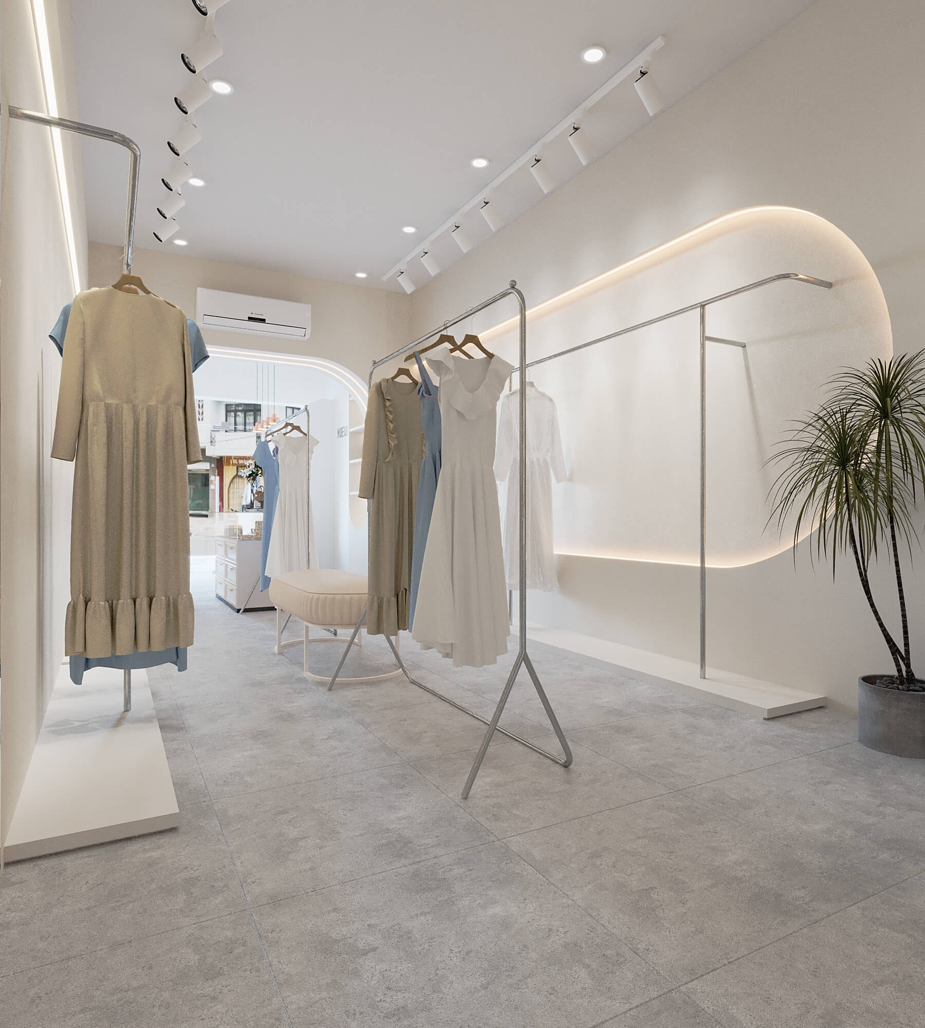 Tìm hiểu báo giá thiết kế shop thời trang tại New Space Concept 1 Báo giá thiết kế shop