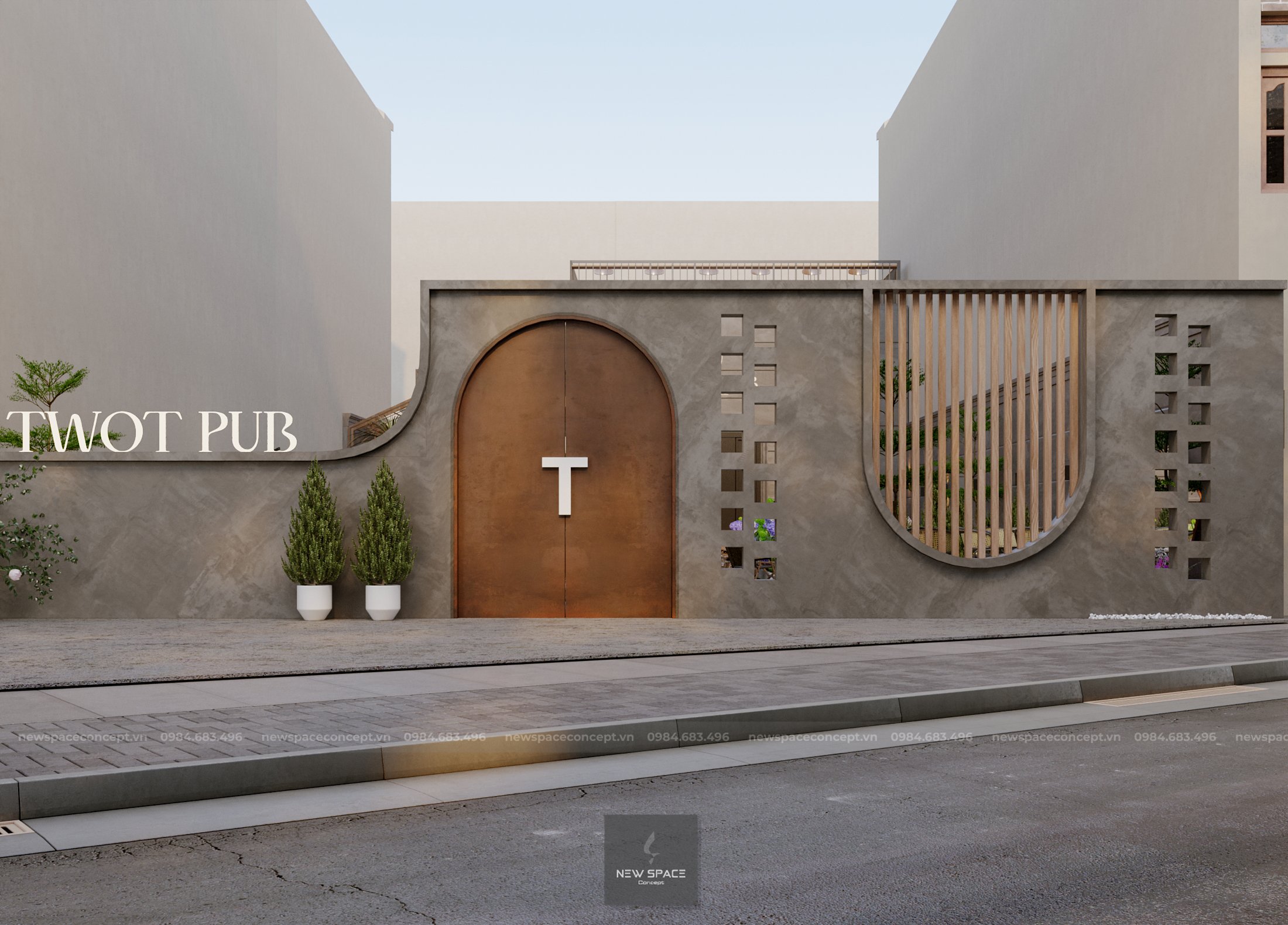 Cà phê sân vườn Twot Pub 7 thiet ke ca phe dep 6