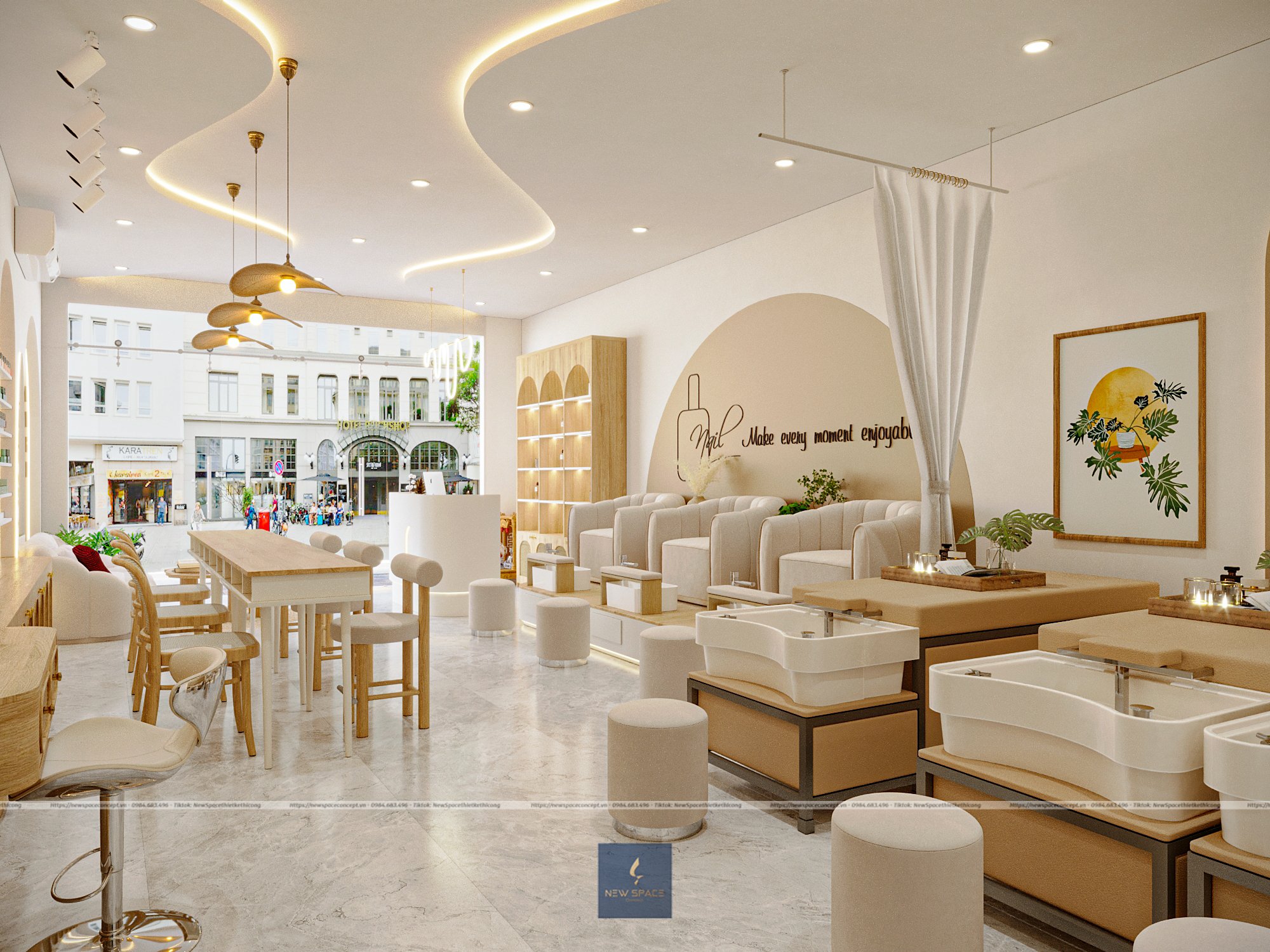 Spa - Nail - Mi Phú Thọ 5 thiet ke spa nail 19
