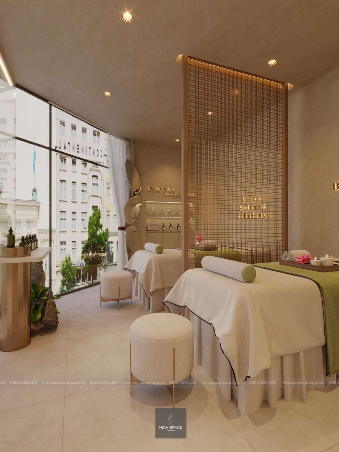 Những tiêu chuẩn không thể thiếu trong thiết kế thi công spa Hà Nội 2 Những tiêu chuẩn không thể thiếu trong thiết kế thi công spa Hà Nội