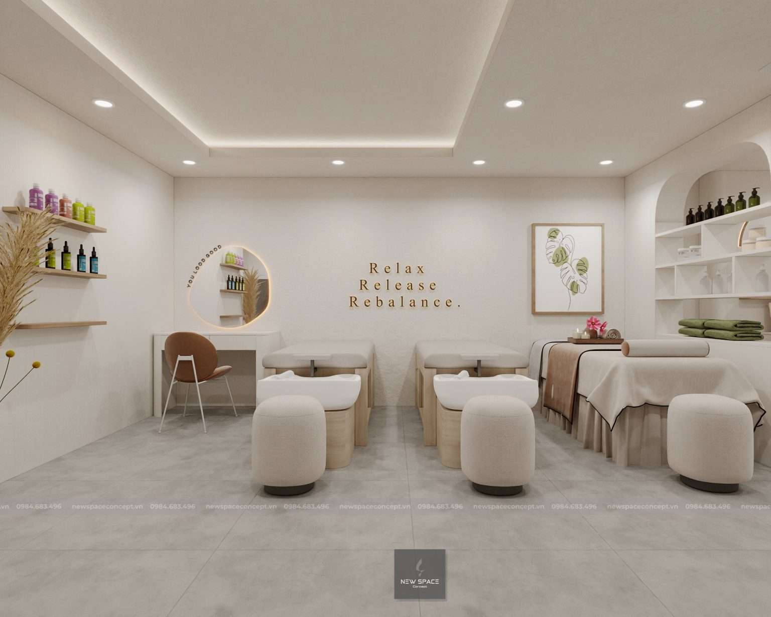 Những mẫu tiệm spa đẹp Hà Nội được ưa chuộng nhất hiện nay 7 Hương thơm phòng spa