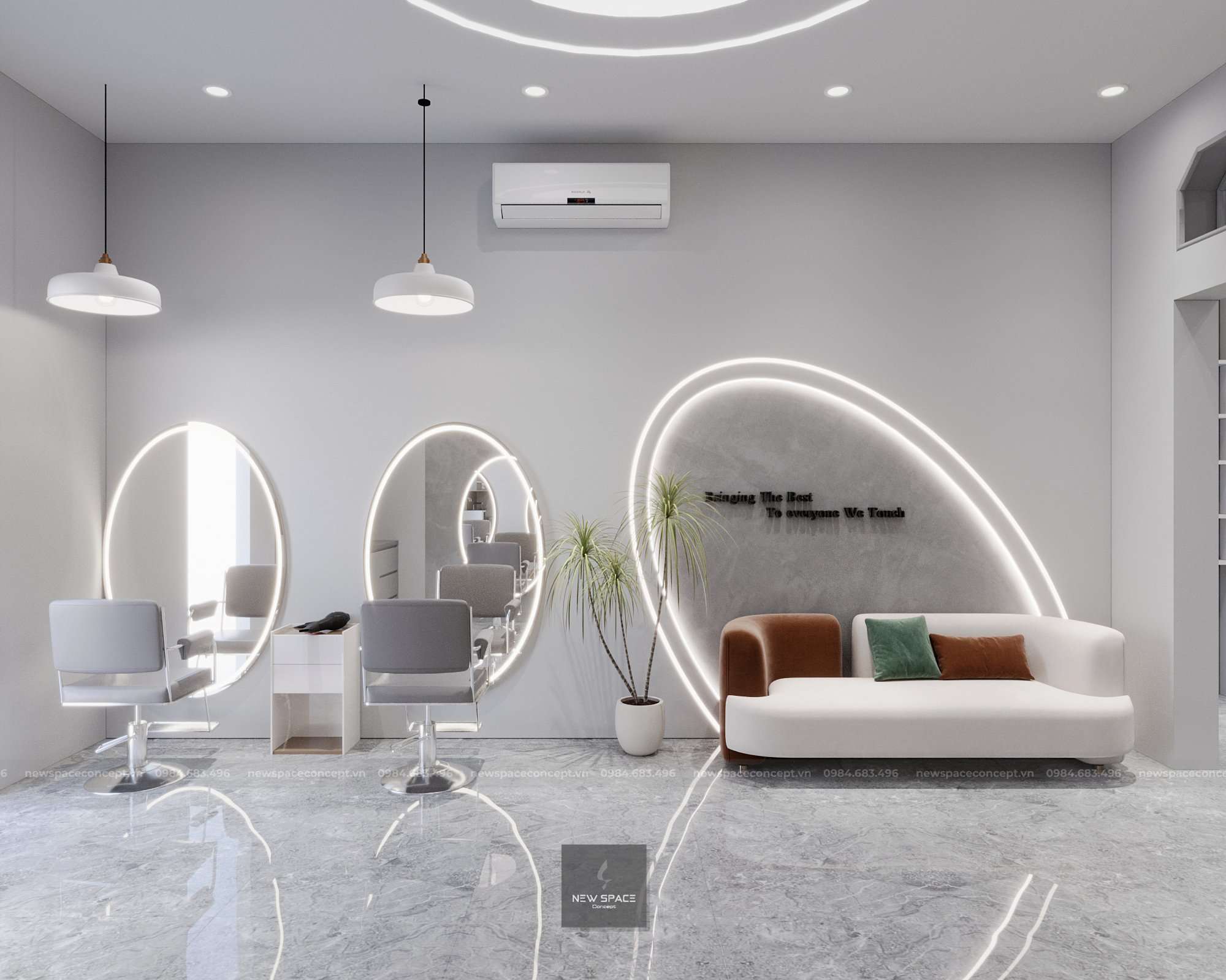 Salon Tóc Đức Ngô 5 thiet ke salon toc 6