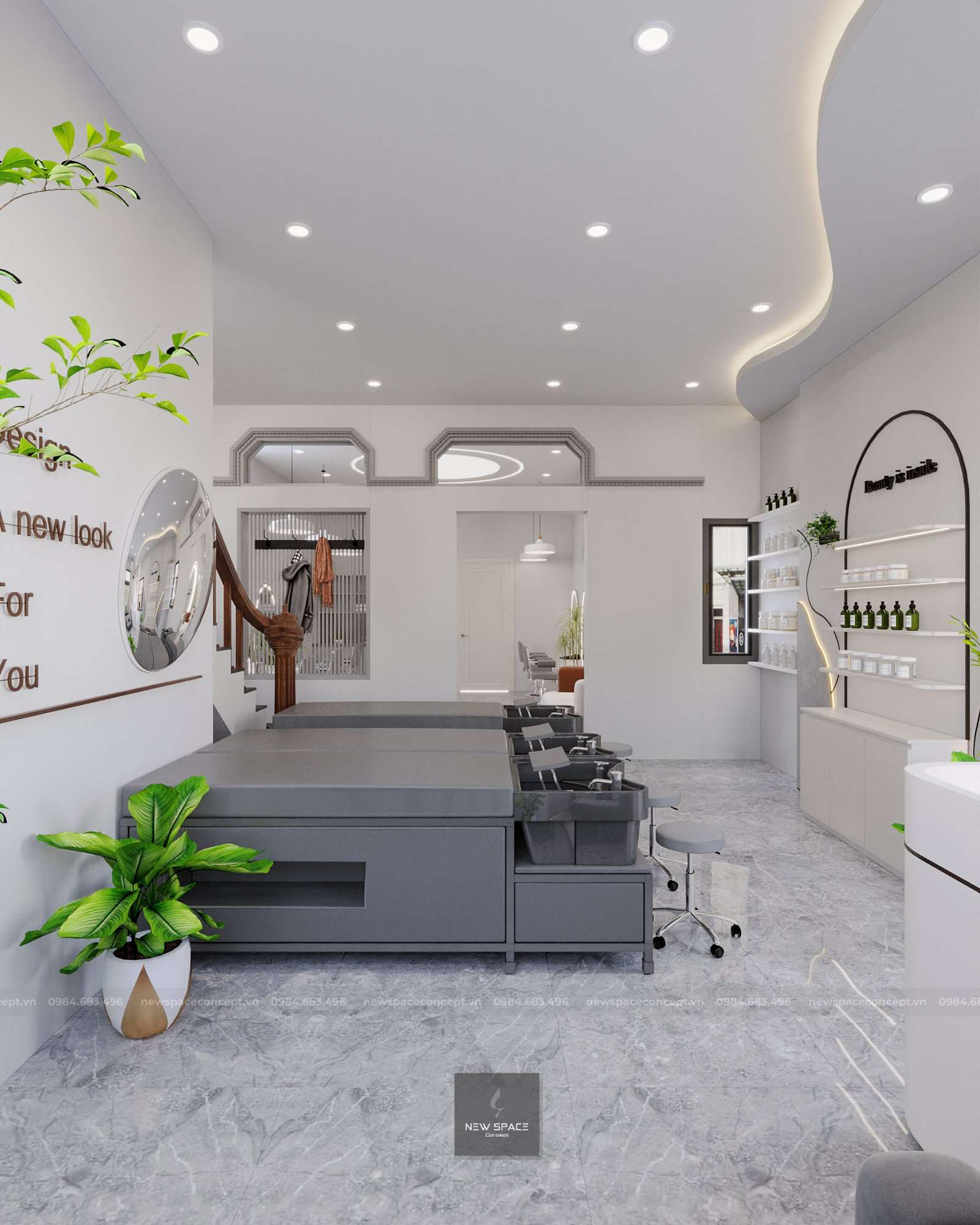 Salon Tóc Đức Ngô 3 thiet ke salon toc 8