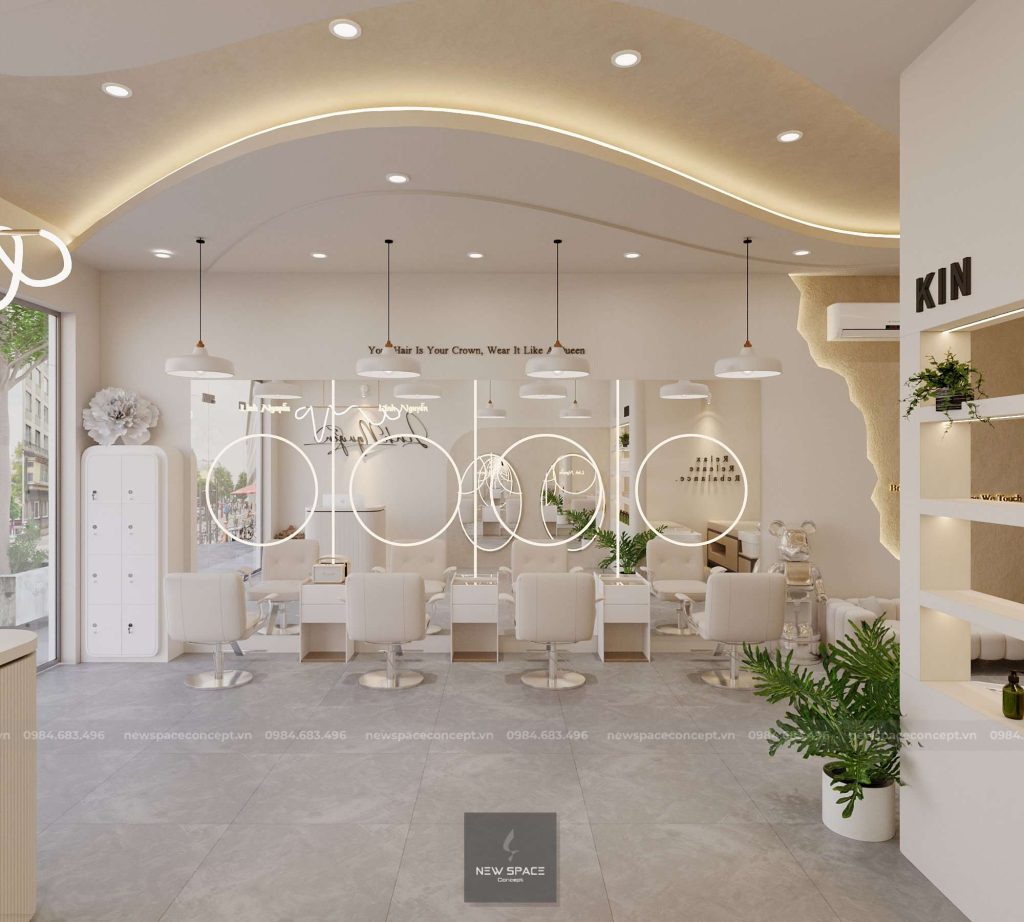 Salon tóc Linh Nguyễn 2 thiet ke salon toc 8