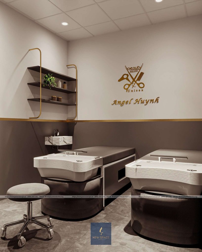 Angel Huynh Hair Salon & Beauty Spa 4 thiet ke salon toc 13