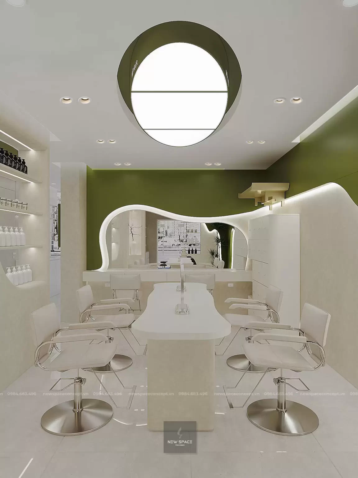 New Space Concept - Đơn vị thiết kế salon tóc chuyên nghiệp