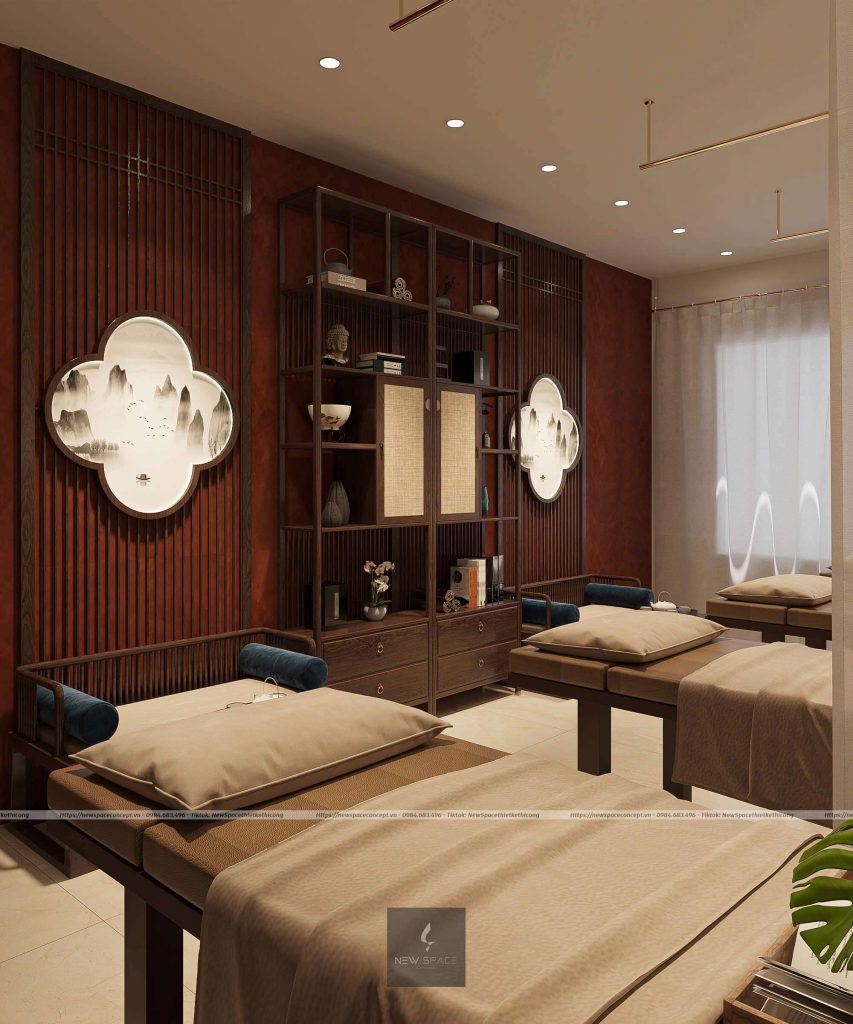 Thiết kế spa dưỡng sinh đậm chất Á Đông