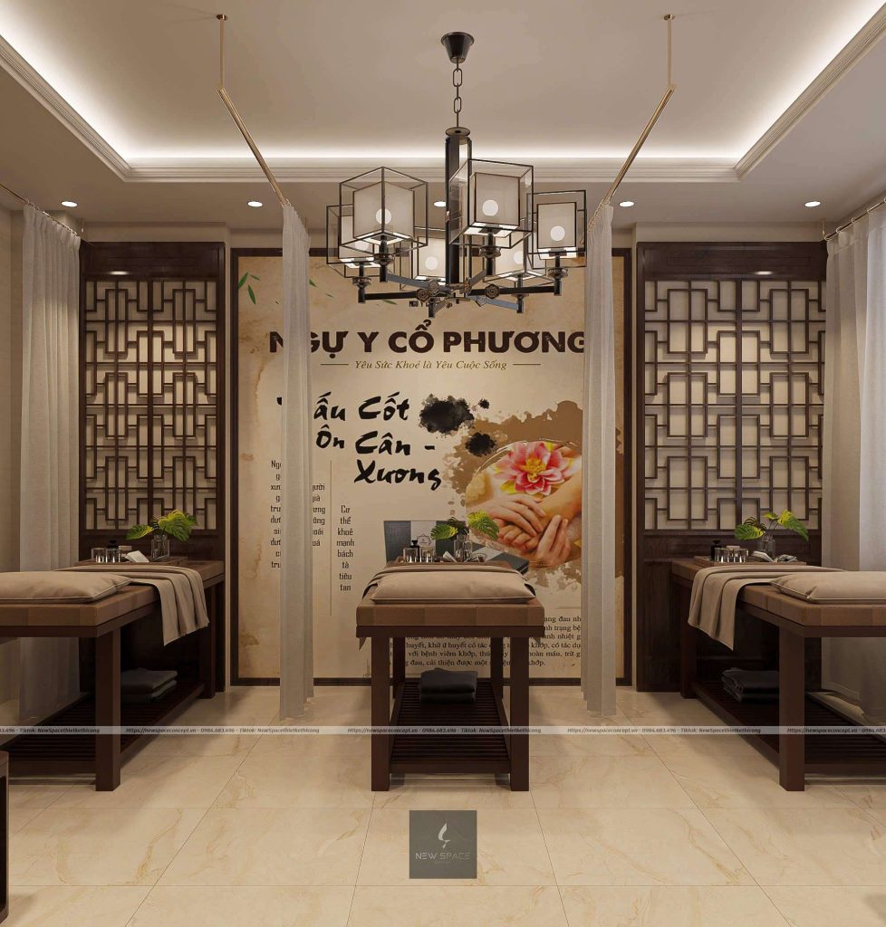 Thiết kế spa dưỡng sinh kết hợp công nghệ trị liệu