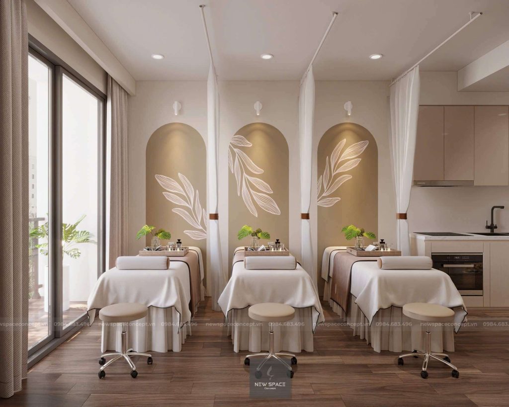 Thiết kế spa dưỡng sinh kết hợp thiên nhiên