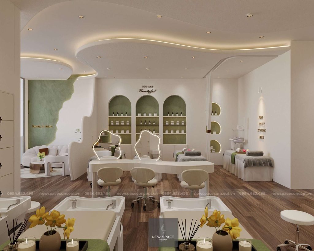 Bật mí 10+ thiết kế thi công spa Hồ Chí Minh chuẩn xu hướng 2025 2 Đặc trưng của các spa tại Hồ Chí Minh