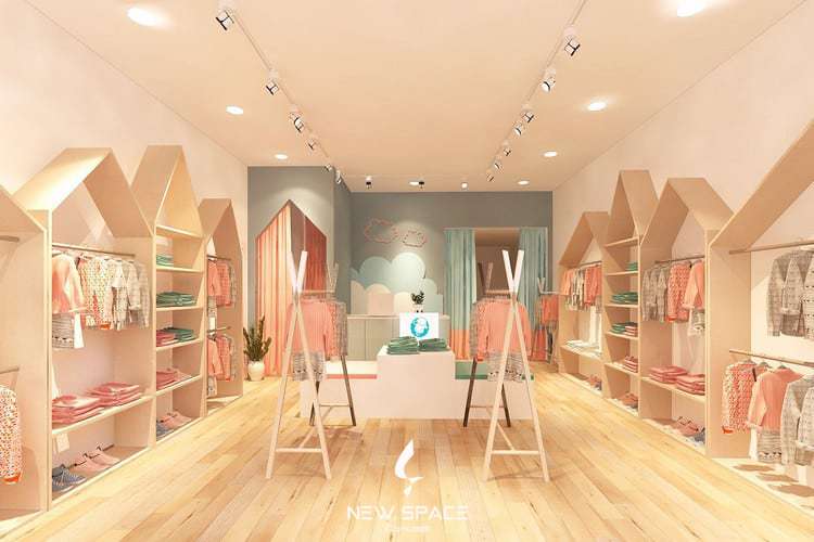 Nguyên tắc vàng trong thiết kế shop quần áo trẻ em Hồ Chí Minh năm 2025 4 Tạo không gian trải nghiệm thú vị cho trẻ em