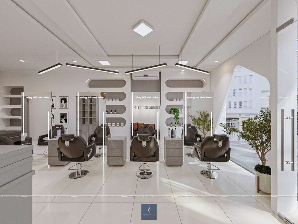 Top 10+ thiết kế salon tóc Hồ Chí Minh theo phong cách hiện đại 4 Top 10+ thiết kế salon tóc Hồ Chí Minh theo phong cách hiện đại