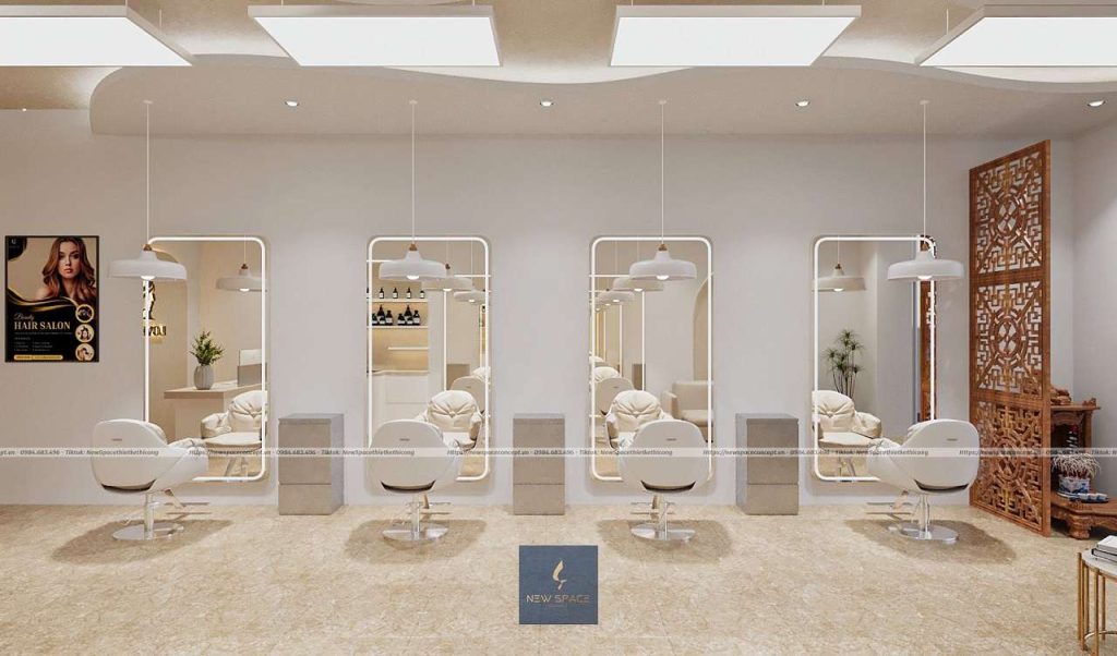 Top 10+ thiết kế salon tóc Hồ Chí Minh theo phong cách hiện đại 3 Top 10+ thiết kế salon tóc Hồ Chí Minh theo phong cách hiện đại