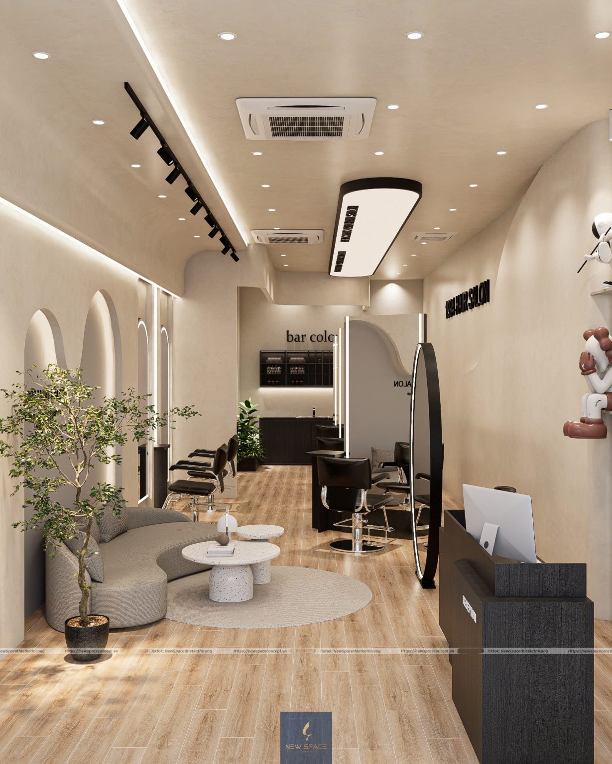 Thiết Kế Salon Đẹp: 100+ Mẫu, Xu Hướng & Báo Giá 2026